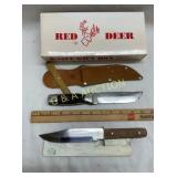 (2) RED DEER KNIVES