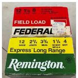 Two Boxes of 12-Gauge Shotgun Shells: Federal Fiel