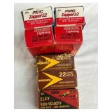 Assorted .22 Long Rifle Ammunition in 7 Boxes (Not