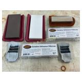 Set of Genuine Arkansas Oilstones with Cases and F