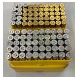 Box of 100 Rounds of Mixed Ammunition in Yellow Pl