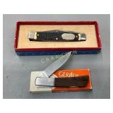 Set of Two Folding Pocket Knives: Gerber Knife wit