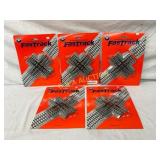 Lot of 5 Lionel FasTrack 90-Degree Crossover Secti