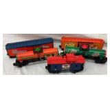 Lot of 5 Lionel Advertising-Themed Train Cars