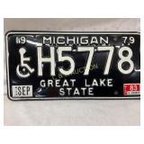 1979 Michigan ï¿½Great Lake Stateï¿½ Handicap License