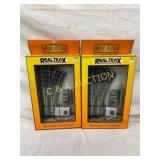 Lot of 2 Rail King RealTrax Operating O-42 Switch