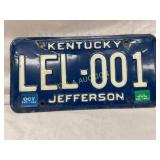 Kentucky 1983-1984 Jefferson County License Plate