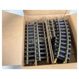 Box of LGB Train Tracks with Brass Rails