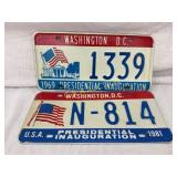 Two Washington, D.C. Presidential Inauguration Lic