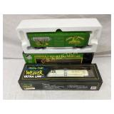 Lot of 2 O Scale Freight Cars: MTH John Deere Boxc