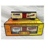 Lot of 2 Rail King by MTH Electric Trains O-27 Fre