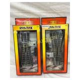 Lot of 2 Rail King RealTrax Operating O-72 Switche