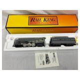 MTH Rail King 4-6-4 Dreyfuss Steam Engine and Tend