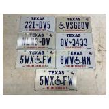 7 Texas License Plates for Disabled Veterans