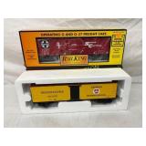 MTH RailKing O Scale Freight Cars: ATSF Boxcar and