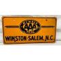 1956 AAA Member License Plate Signs, Winston-Salem
