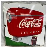 27" Coca-Cola Porcelain Fountain Sign