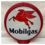 Mobilgas Plastic Body Gas Pump Globe with 13-Inch