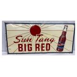 Sun Tang Big Red Metal Advertising Sign by Stout S