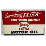 17 1/2 x 10 1/2´´ Esso Double-Sided Porcelain Sign