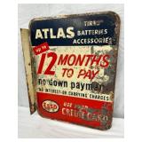 14 x 18 Atlas Esso Flange Credit Card Advertising