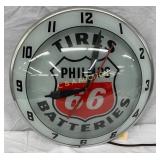 Vintage Phillips 66 Tires and Batteries Double Bub