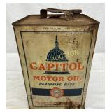 Capitol Motor Oil Two-Gallon Can by Atlantic Refin