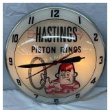 Original Hastings Piston Rings Illuminated Double