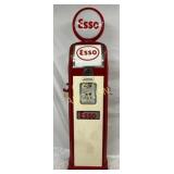 National 838 Gas Pump with Esso Branding and Globe