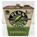 Penn Airliner 2-Gallon Motor Oil Can by Wright Oil