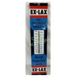 Porc Advertising Thermometer Sign for Ex-Lax 8x36