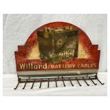 Willard Battery Cable Display with Embossed Design