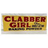 Clabber Girl Baking Powder Sign 34x12