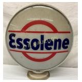Essolene Gas Pump Globe with 16-Inch Glass Lenses
