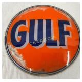 Early 12 1/2-Inch Gulf Lens for Gas Pump Globe