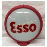 Esso Gas Pump Globe with 13 Inch Glass Lenses and