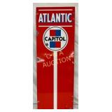 15 x 41 1/2 Porcelain Atlantic Capitol Sign
