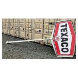 Texaco Double-Sided Pole-Mounted Gas Station Sign