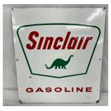 Sinclair Porcelain Gasoline Pump Plate