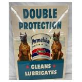Amoco Permalube Motor Oil Advertising Sign with Bo