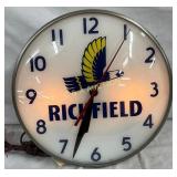 Pam Clock Co. 15-Inch Illuminated Wall Clock Featu