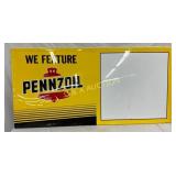 72´´ x 36´´ Pennzoil Metal Store Sign Featuring Lo