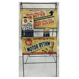 Whiz Motor Rythm Wheel Display with Two Cans and M