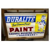 Duralite Lighted 73 x 47 Inch Painted Sign with Em