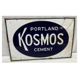 18 x 12 Portland Kosmos Cement Porcelain Enamel Si