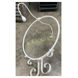 46 in power coated Texaco sign pole frame with lig