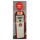 Restored National Flying A Gas Pump with Illuminat