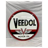 30-Inch Porcelain Veedol Motor Oil