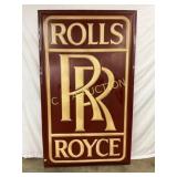 Rolls-Royce Embossed Lexan Dealership Sign, 50 x 8