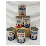 American Oil Company Salesman Sample Kit with Six